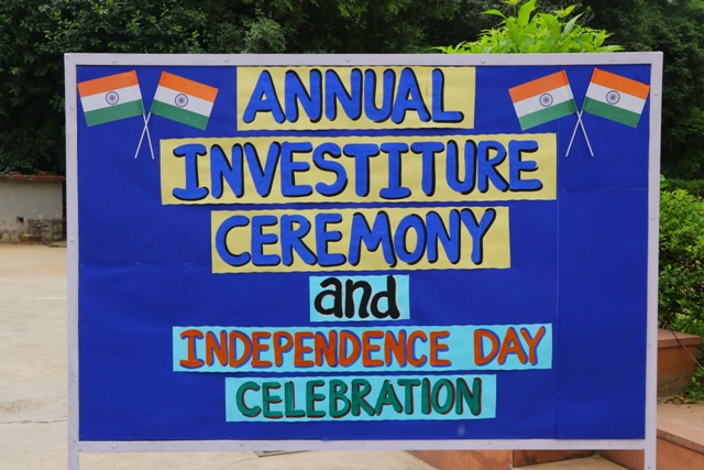 Independence Day Celebrations & Investiture Ceremony